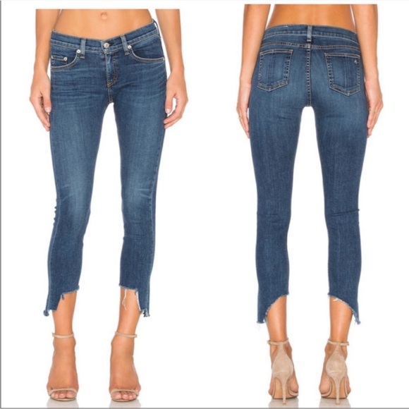 rag & bone Mid-Rise Ankle Skinny in Hampton - Picture 11 of 16